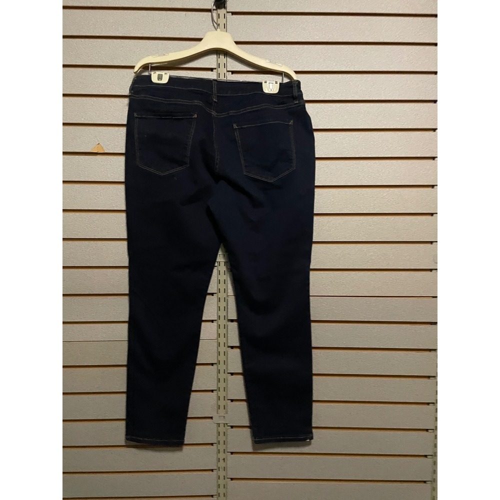 ana a new approach Womens Size 16 Mid Rise Skinny Jeans Dark Wash‎